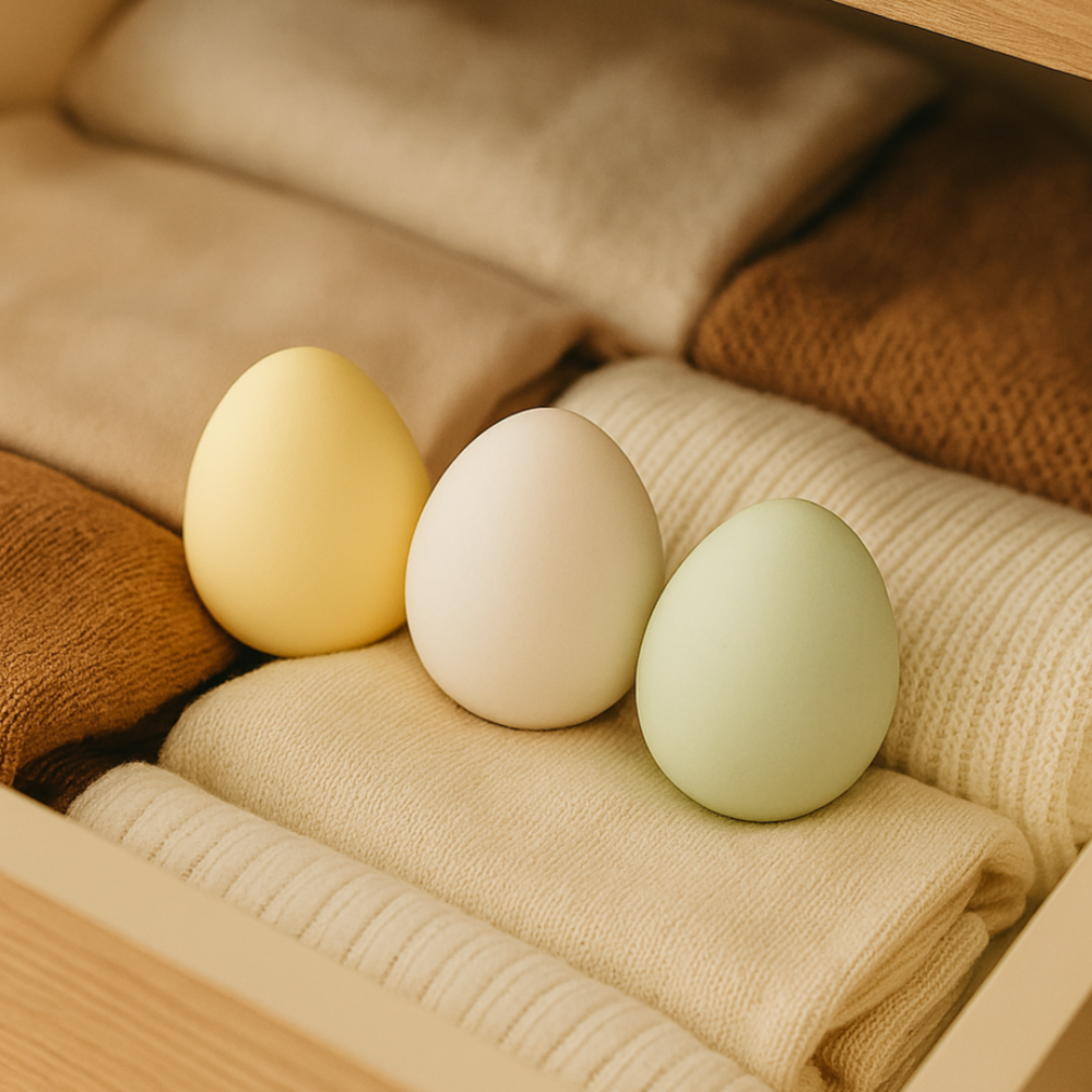 레노포프 에그 규조토 아로마 발향기 냉장고 옷장 실내 냄새 습기 먹는 탈취제 달걀