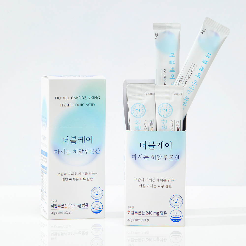 피부오돌토돌 피부하얘지는법 먹는 썬크림 더블케어 마시는 히알루론산 이너뷰티 2세트(20포) - 상세 이미지 5