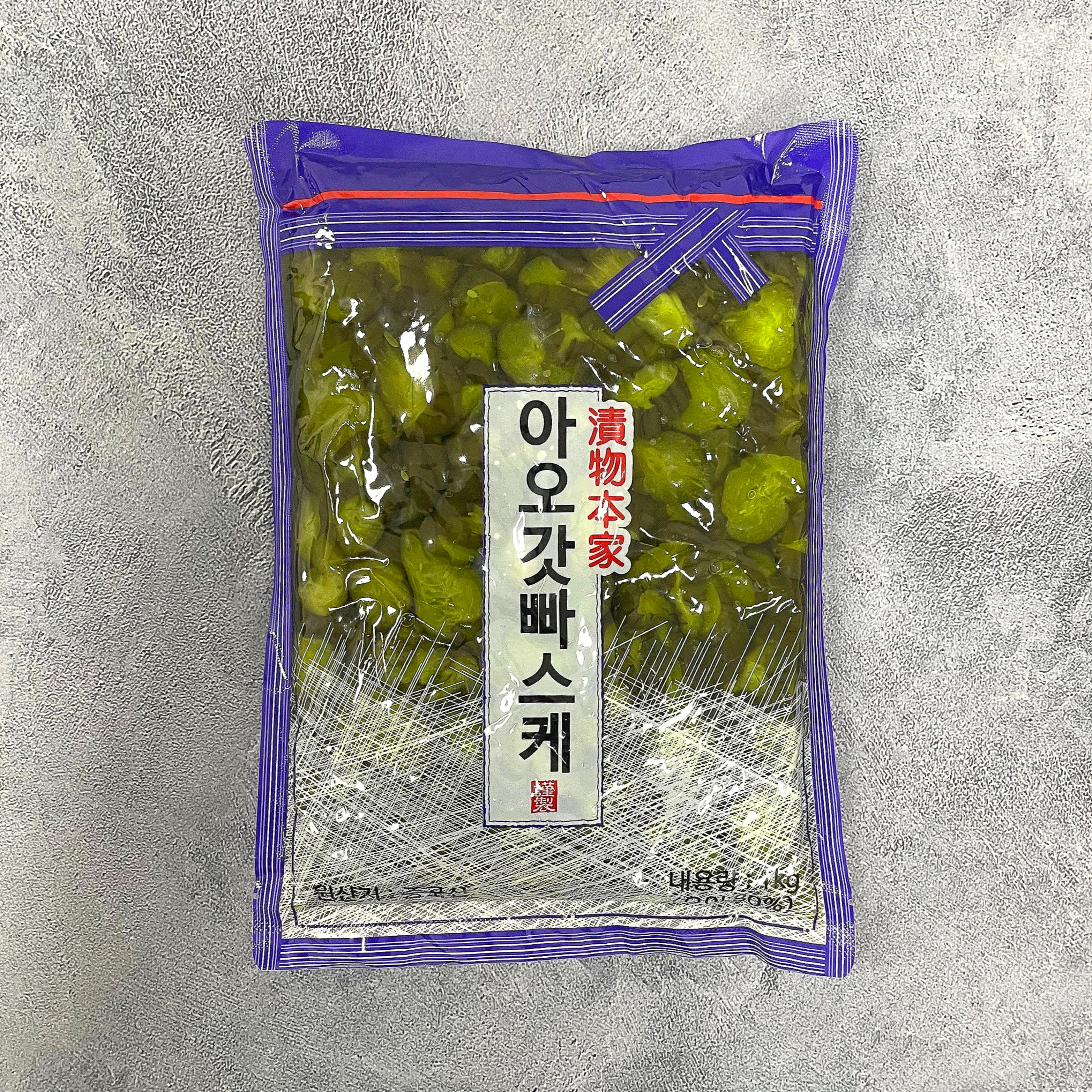 하나 아오갓빠스케 1kg 일식 오이절임 큐리즈케 업소용 대용량 반찬 - 상품 이미지