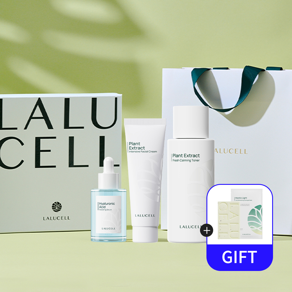 [특가] 라루셀 히알루론산 데일리 케어 임산부 토너 세럼 크림 화장품 세트