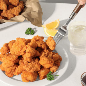 동해 닭강정 가라아게 1kgX10개 순살 치킨 후라이드 맛있게 먹은 솔직 후기 - 상품 이미지 4