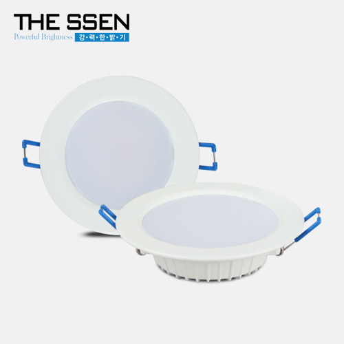 더쎈 색변환 다운라이트 LED 10W 타공 95mm(4인치) 플리커프리 - 상품 이미지