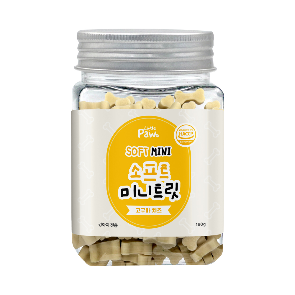 리틀포우 소프트 미니트릿 영양 간식 오메가3 면역력 소고기, 180g, 1개 이미지 4