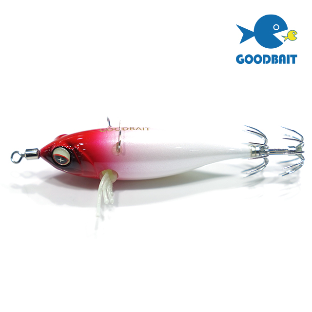 굿베이트 백어택 등침 에기 쭈꾸미 갑오징어 1 레드화이트 - 상품 이미지