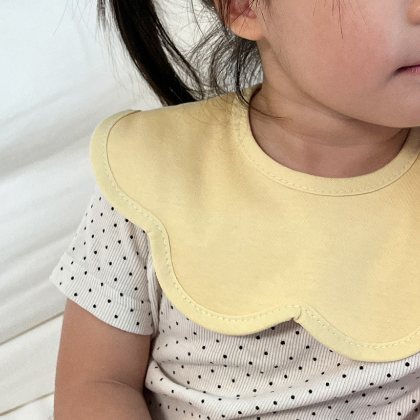 [바니블라썸] 여름롤링 턱받이 아기 빕 신생아 유아 이유식턱받이 국내제작 하늘무지