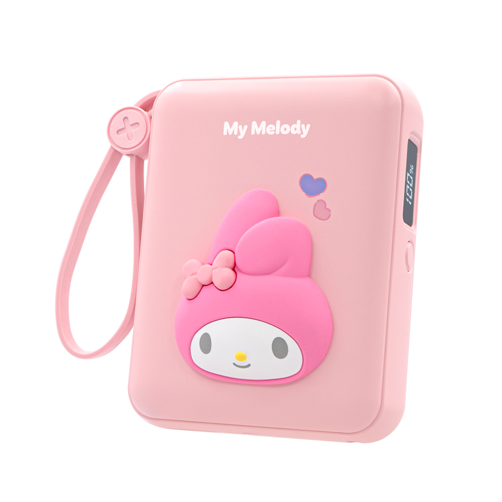 산리오 마이멜로디 대용량 보조배터리 10000mAh 잔량표시 고속충전 일체형 - 상세 이미지 2