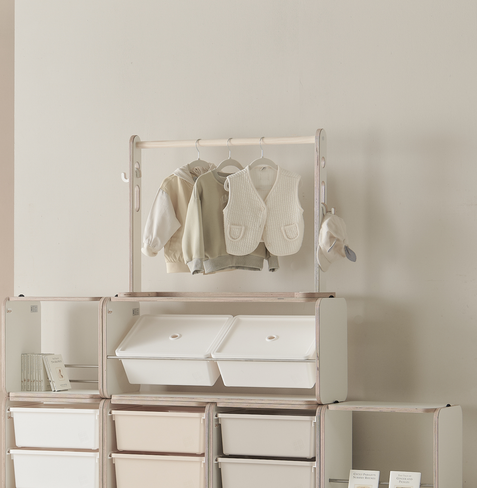 베베조아 돈워리 아기 옷 유아 행거