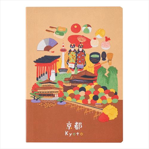 놀티 일본 도시 A6 다이어리 교토 - 상품 이미지