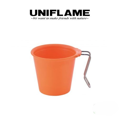유니프레임 KARA 머그컵 350ml, 오렌지 - 메인 이미지