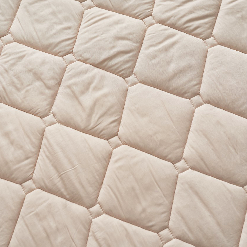 쿠에뜨 모달 100% 무지 순면 카페트 논슬립 고정밴드 SS 초코 침대패드