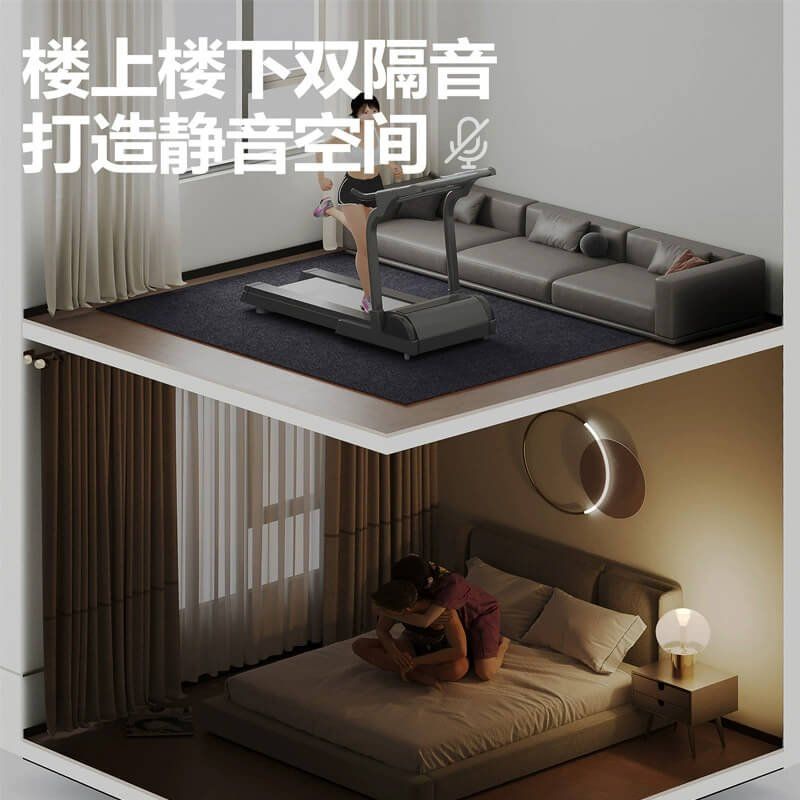 거실 카페트 음악학원 방음 매트 충격흡수 러그 TPE 6mm 그레이 80x120cm - 상세 이미지 3