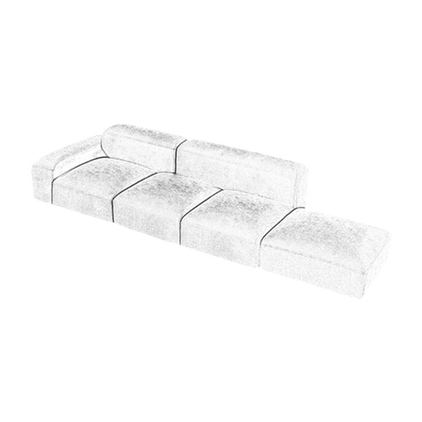 라피스 인테리어 거실 모듈 패브릭 소파 Lapis sofa 코너형 세트 A