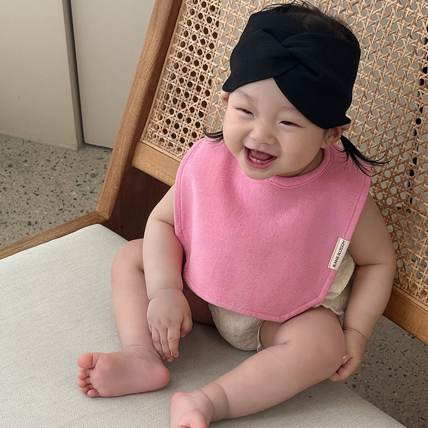 [바니블라썸] 여름롤링 턱받이 아기 빕 신생아 유아 이유식턱받이 국내제작 하늘무지