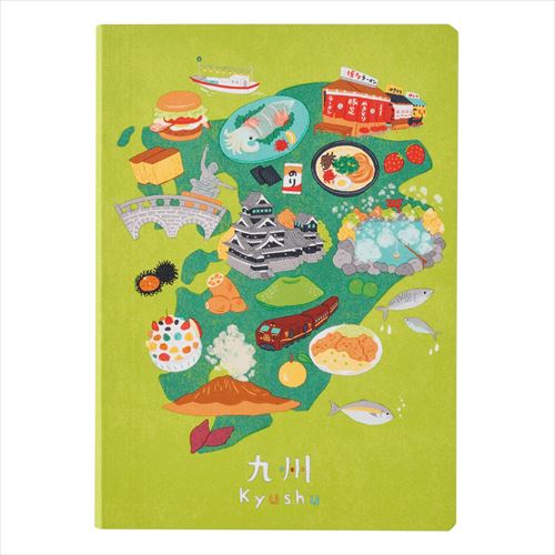 놀티 일본 도시 A6 다이어리 규슈 - 상품 이미지