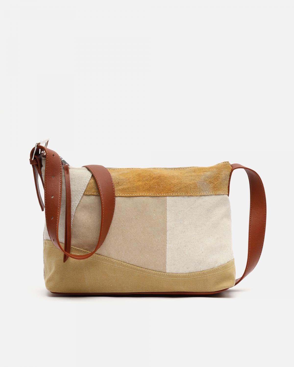 미사코 패치워크 멀티컬러 내추럴 숄더백 NARCI-5000360125011 MOSTAZA - 상품 이미지