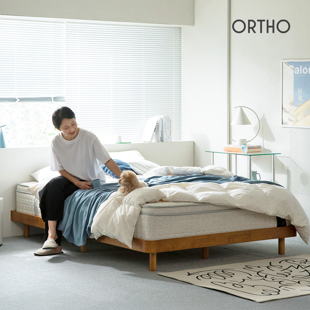 올쏘 모우 원목 무헤드 저상형 침대 프레임 매트리스 깔판 SS