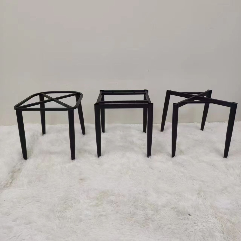 철제 의자프레임 원형 다리 철재체어 하부프레임 베스트셀러 리프랙(블랙풋) - 상세 이미지 2