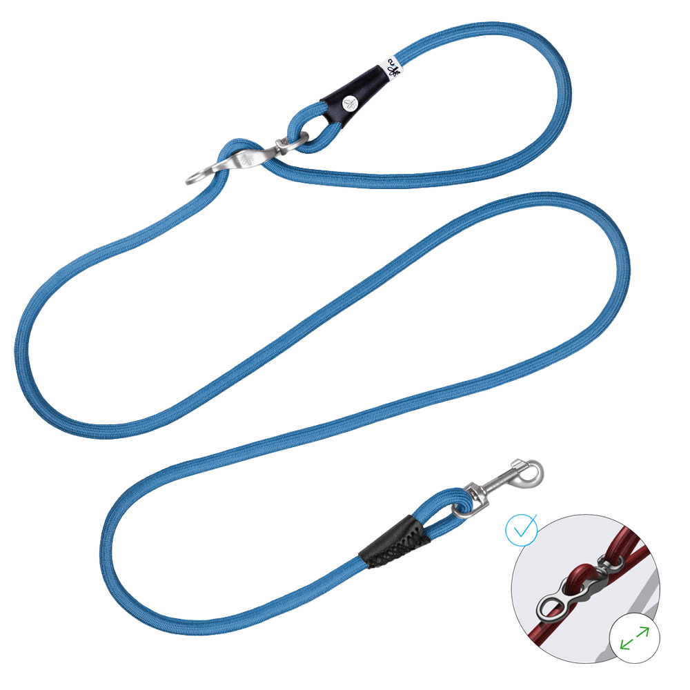 스위스 큘리 바리오 컴포트 핸즈프리 2m 리드줄 길이조절 블루, FREE(One size)