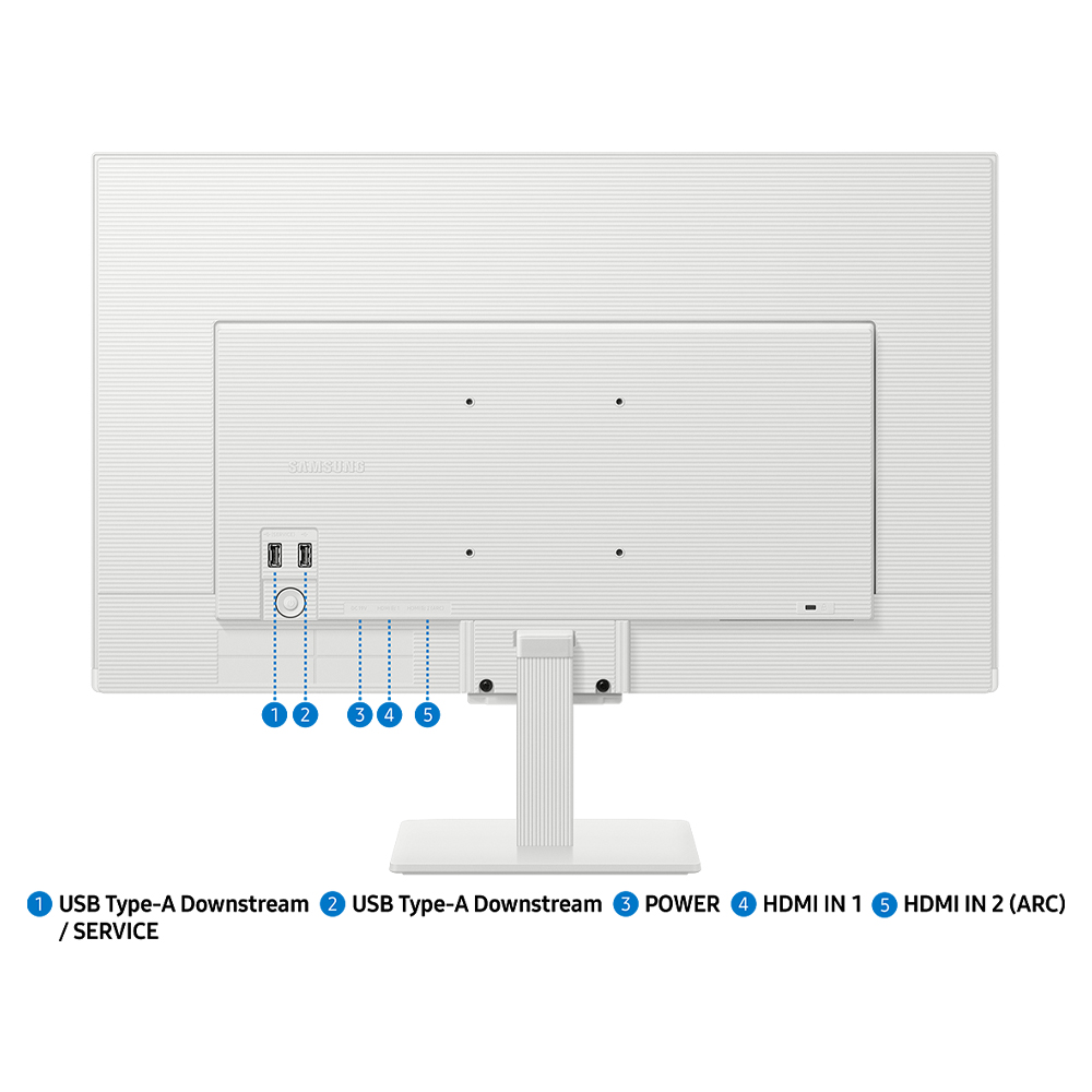 삼성 스마트모니터 M5 M50F LS27FM501 유튜브 넷플릭스 OTT IPS 화이트 - 상세 이미지 5