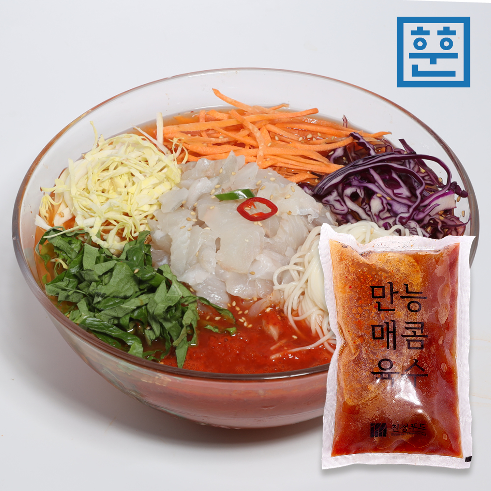 훈훈수산 물회 육수 냉면 막회 양념 소스 - 상세 이미지 3