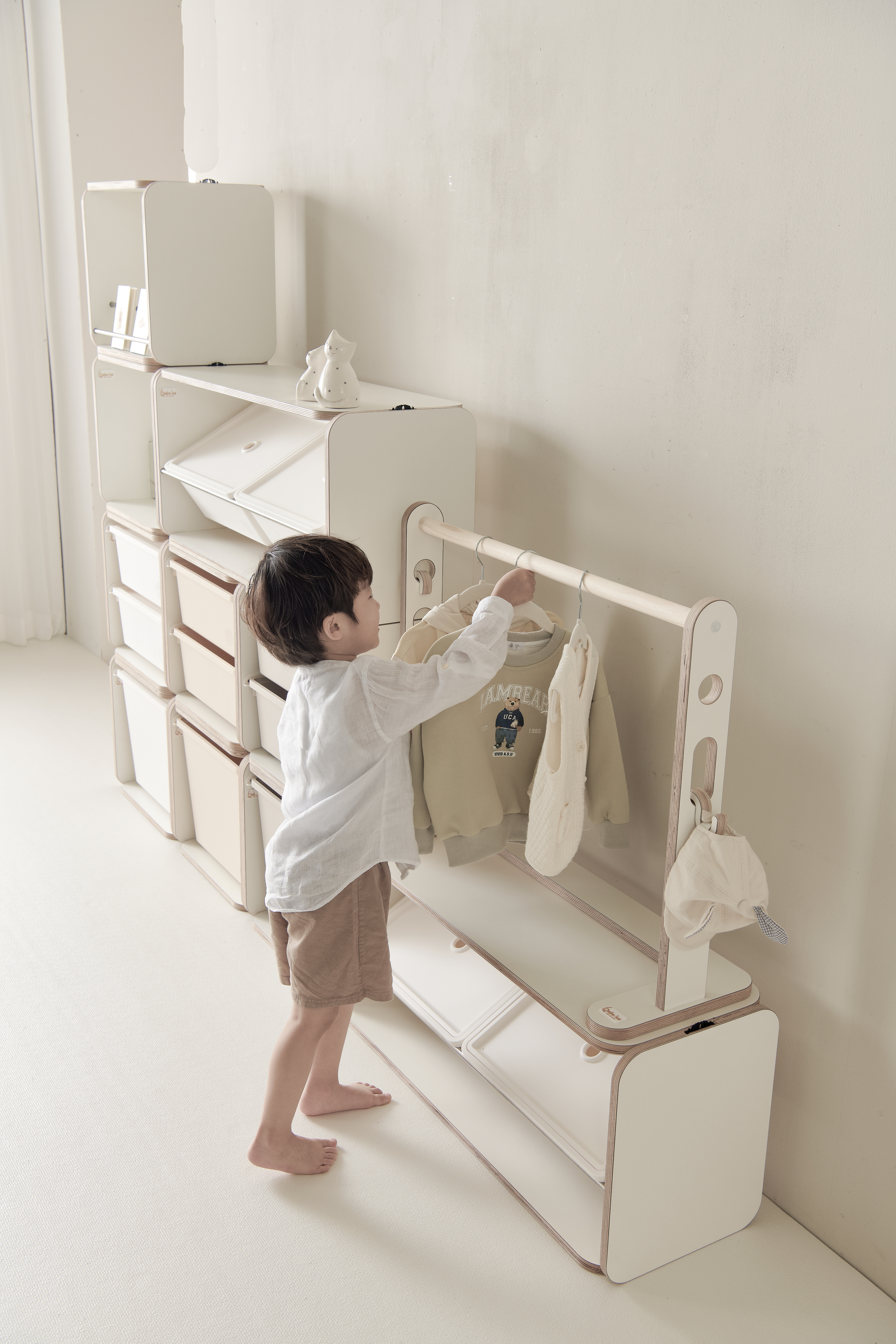 베베조아 돈워리 아기 옷 유아 행거