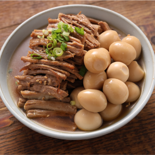 엄마손 한돈알장조림 한돈안심돼지고기 메추리알장조림-팩당 320g - 메인 이미지