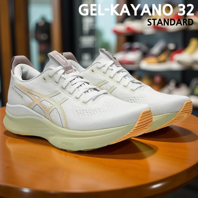 아식스 젤 카야노 32 스탠다드 남성 러닝화 운동화 화이트 1011C052.101