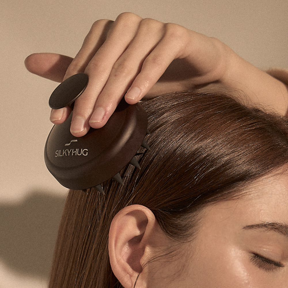 국산 무료배송 실키허그 샴푸브러쉬 두피마사지 두피 케어 각질제거 노폐물제거