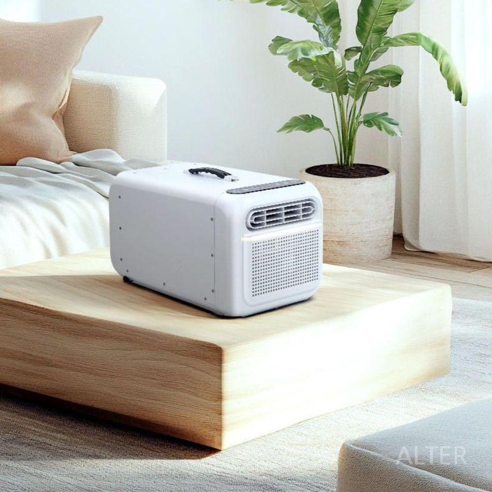 실외기 분리형 캠핑 이동식 휴대용 에어컨 차박 텐트 신형 화이트 700W 냉방기 - 상세 이미지 3