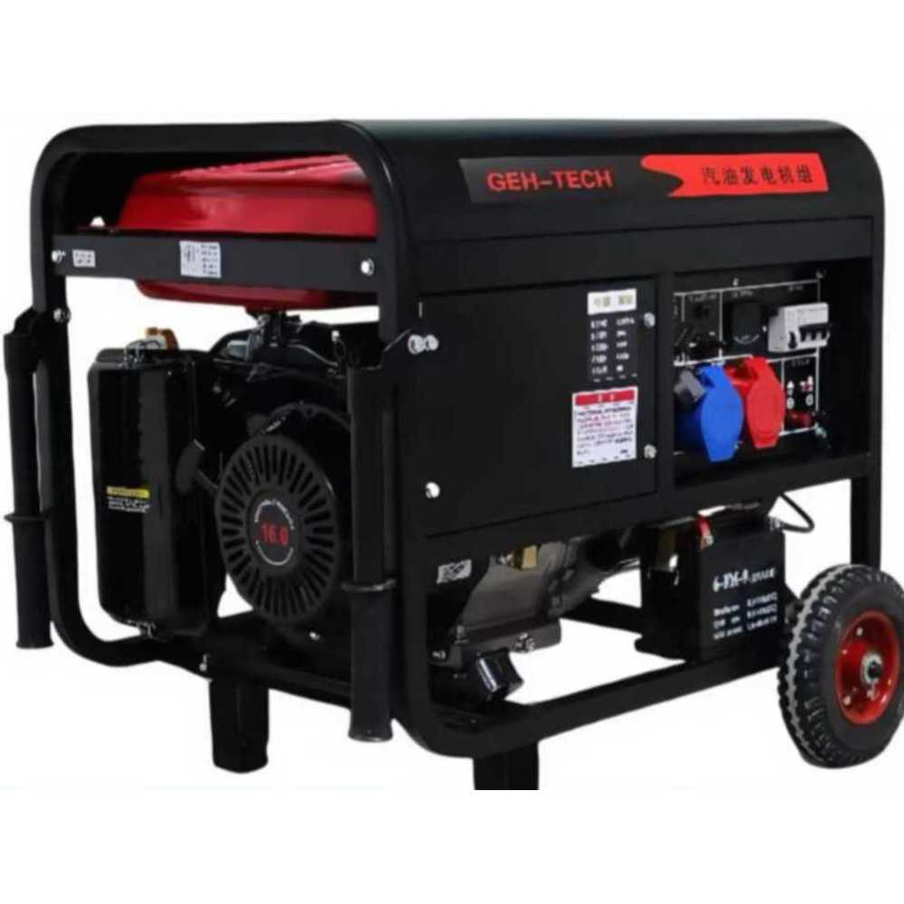 가솔린 발전기 휴대용 캠핑용 저소음 인버터 엔진 4000W 핸드풀 가솔린 - 상품 이미지