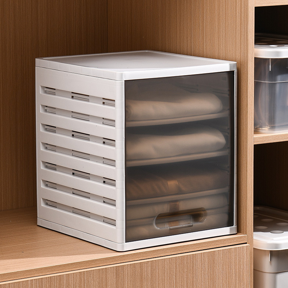 칸조절 옷정리함 옷정리트레이 옷장 티셔츠 니트 정리함 리빙박스 3칸