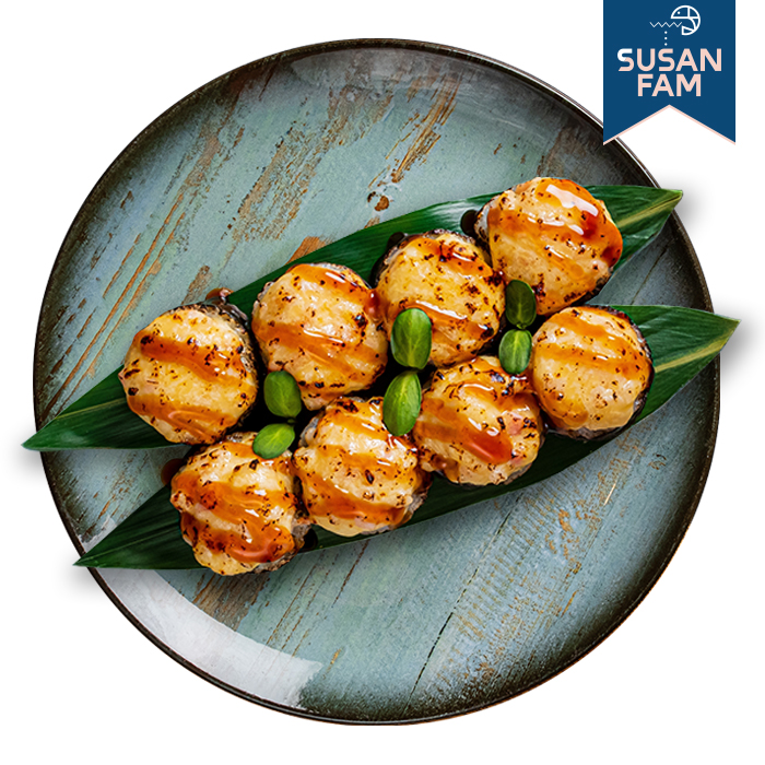 손질 가리비관자 500g 통관자 개아지살 관자버터구이 냉동 관자살