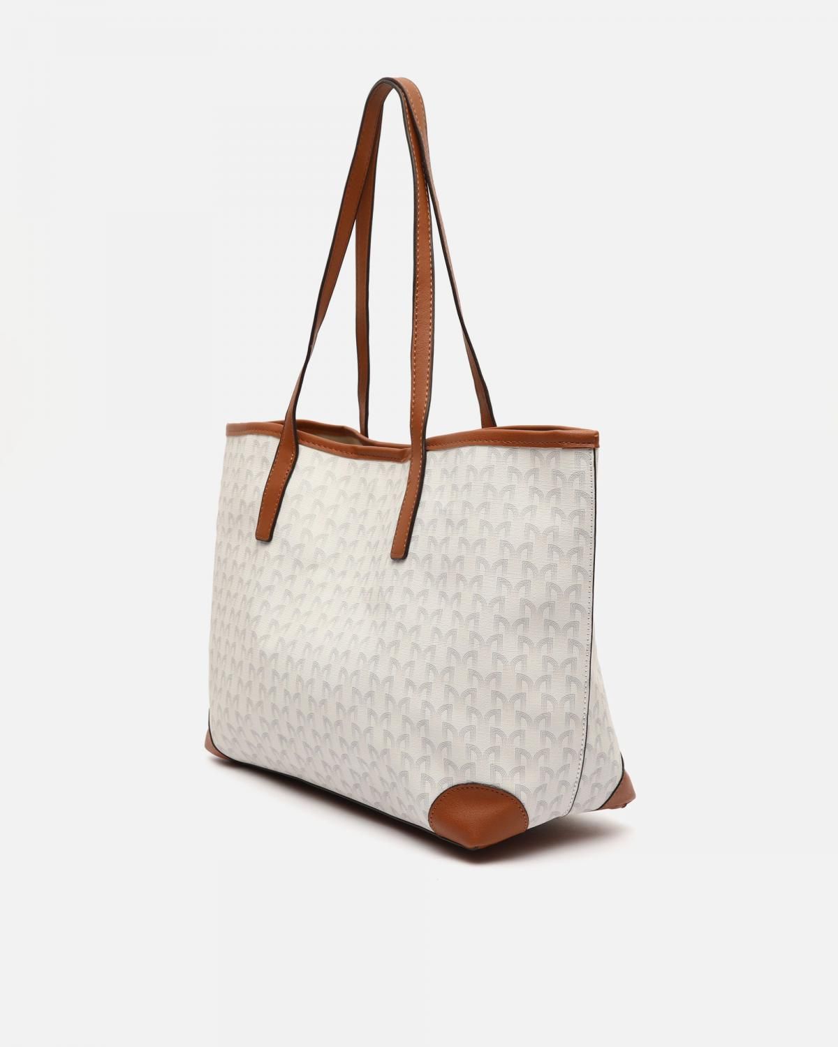 미사코 모노그램 프린트 이너백 쇼퍼백 세트 TILE-5000398117019 BEIGE - 상세 이미지 2