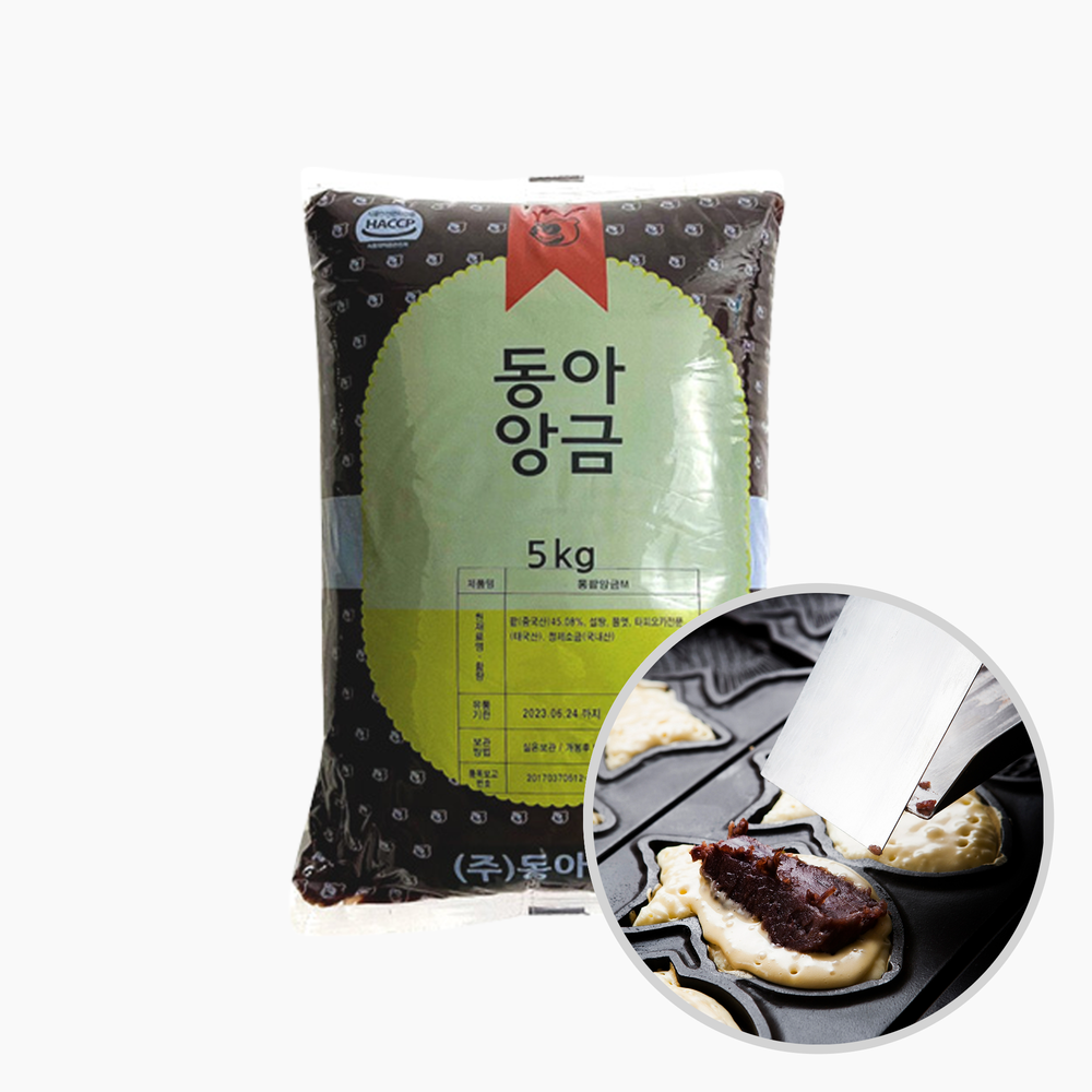 지니스 동아 통팥앙금 5kg 붕어빵 팥앙금 - 상품 이미지
