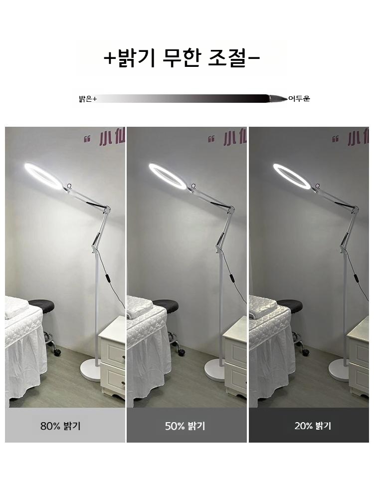 반영구 조명 링라이트 속눈썹 LED 뷰티 스탠드 램프 - 상세 이미지 3