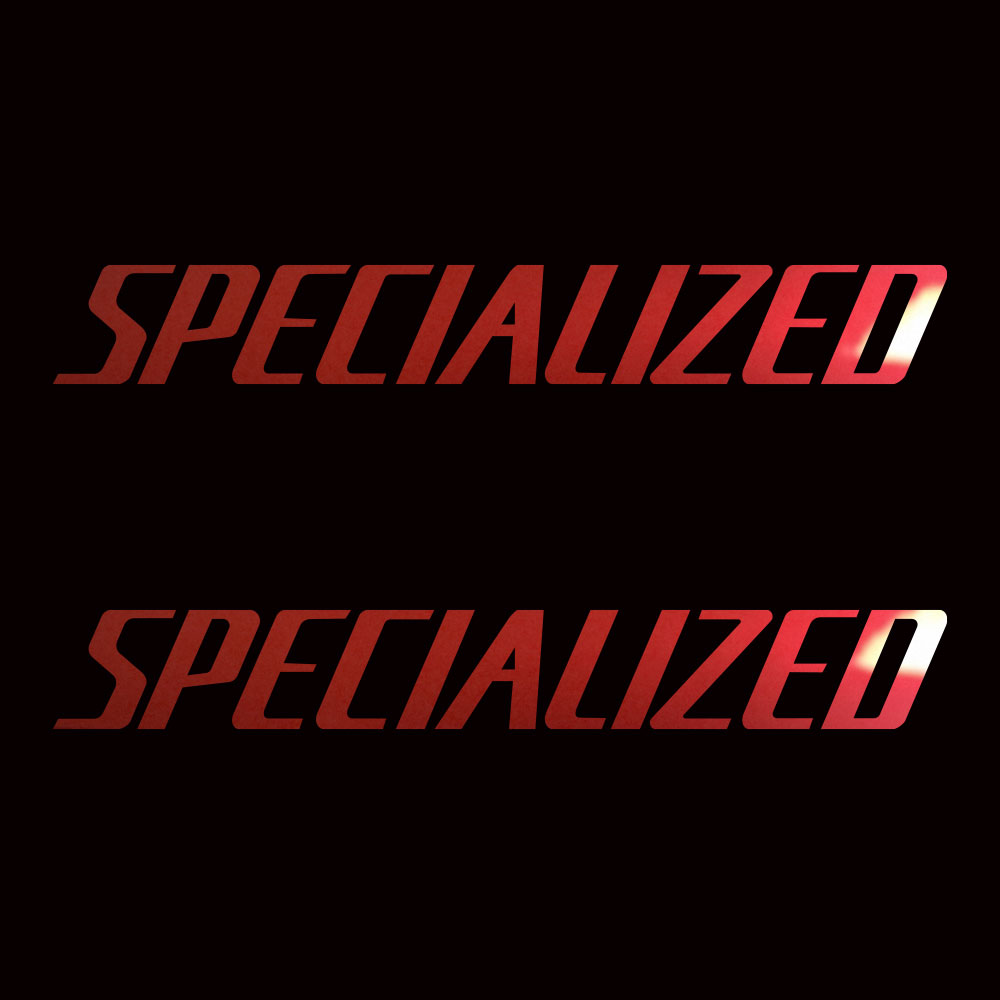 스페셜라이즈드 SPECIALIZED 로드 자전거 데칼 스티커 싱글 세트(1set 2개) - 메인 이미지