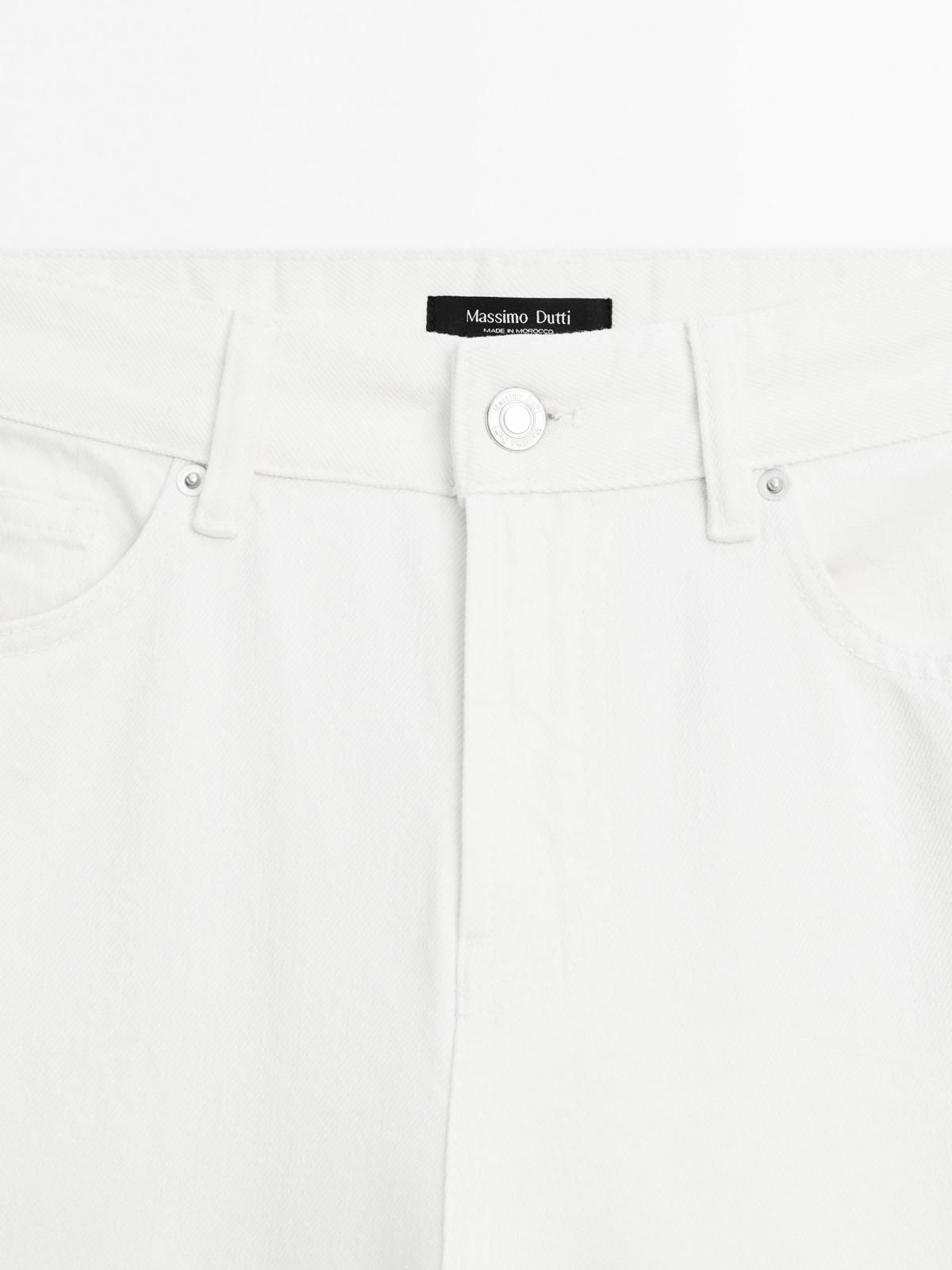 마시모두띠 하이웨이스트 배럴핏 데님 팬츠 5092/691 OFF WHITE - 상세 이미지 5