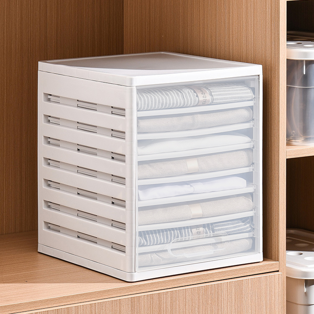 칸조절 옷정리함 옷정리트레이 옷장 티셔츠 니트 정리함 리빙박스 3칸