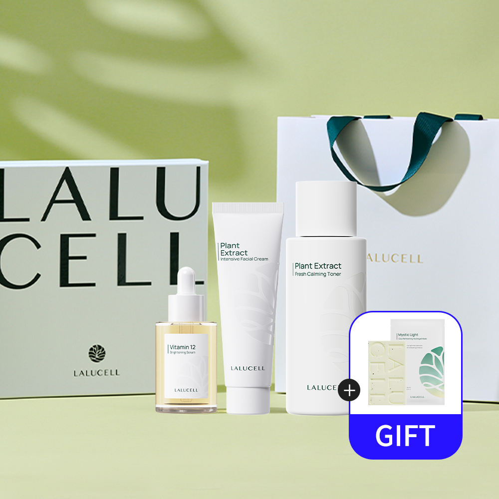 라루셀 임산부 화장품 비타민12 데일리 스킨케어 토너+세럼+크림 세트