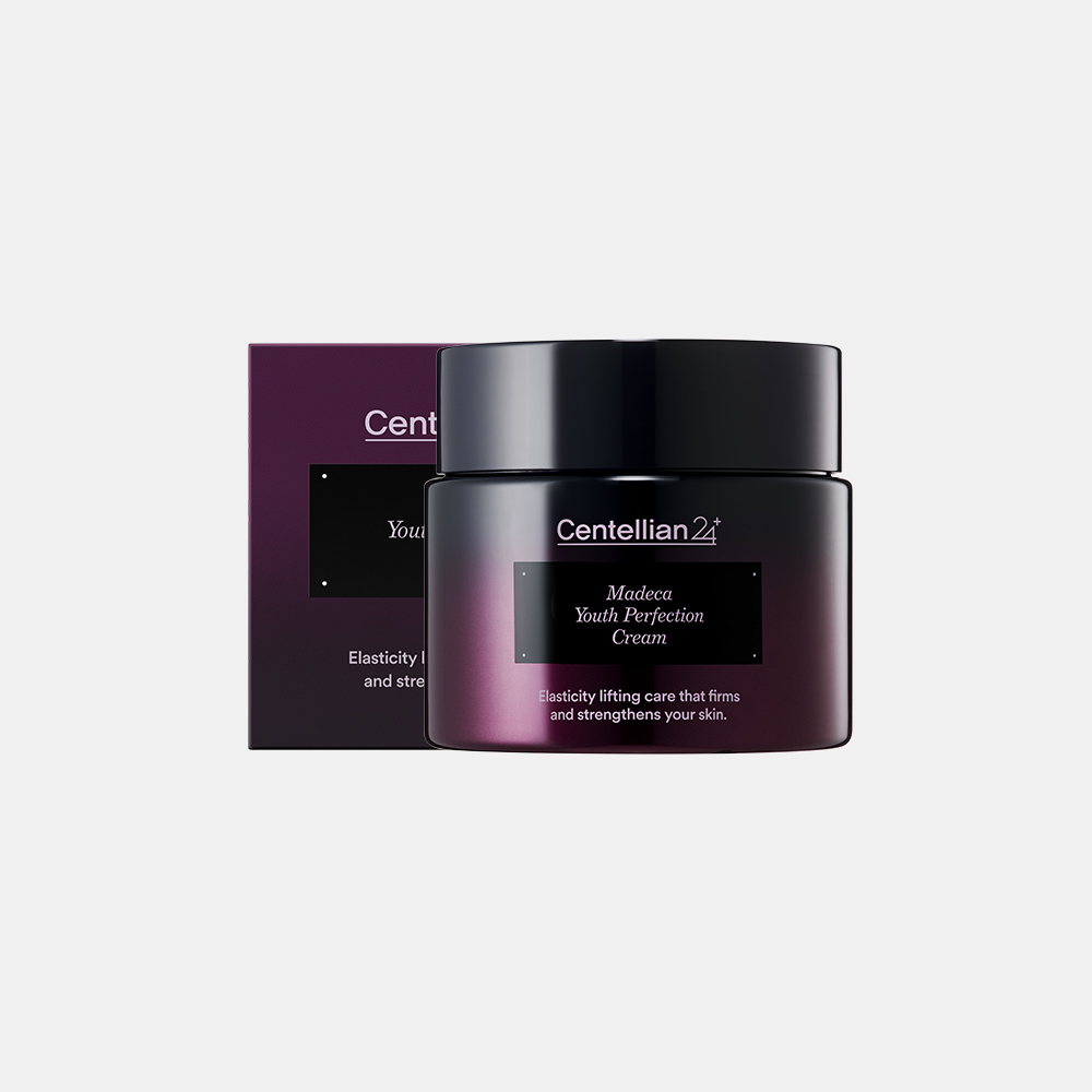 동국제약 센텔리안24 마데카 유스 퍼펙션 크림 50ml / 유스테카(TECA) 콜라겐 팔자 눈가 주름개선 탄력 리프팅 안티에이징에 도움 - 메인 이미지