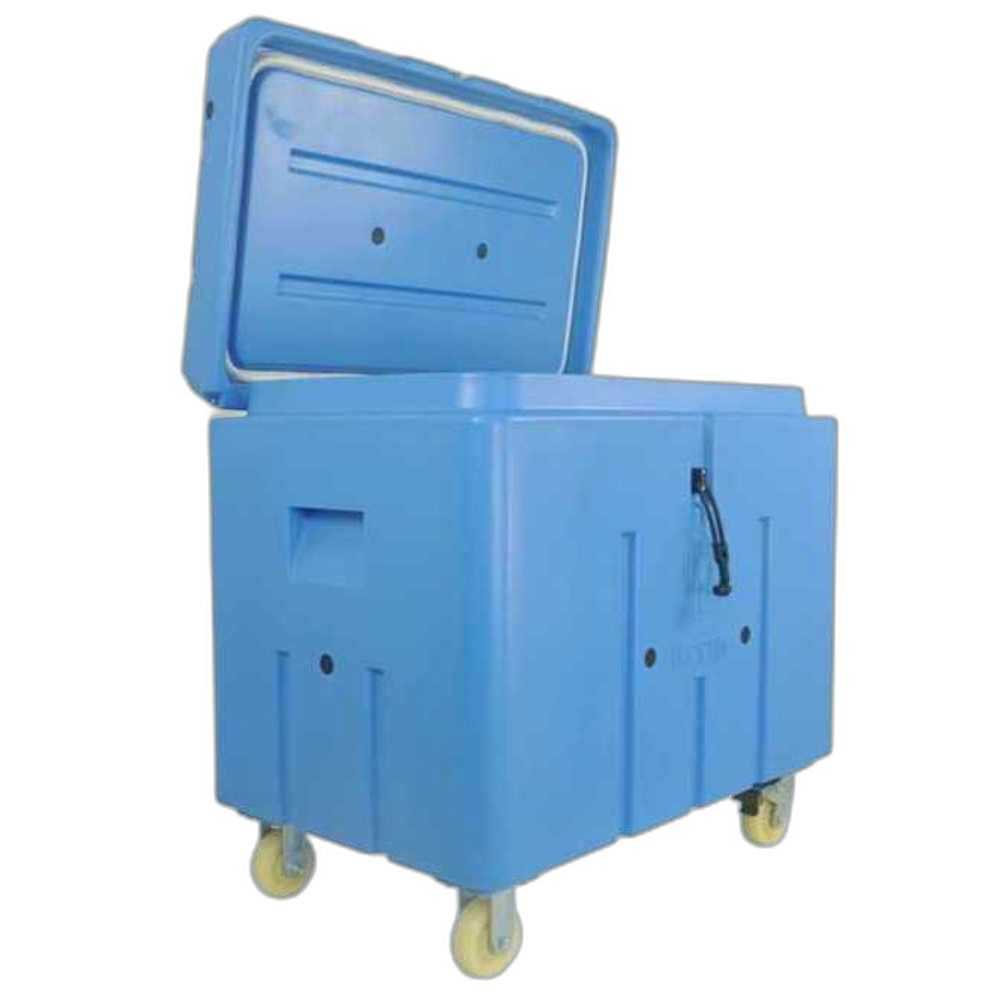 드라이아이스 박스 보냉 고밀도 단열 냉매 수납함 100L(55kg/블루) - 상품 이미지