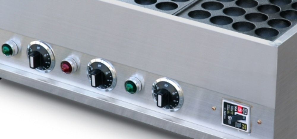 전기 타코야끼 기계 (전기/3판형) 불판거치형 4.5kw 버너 - 상세 이미지 2
