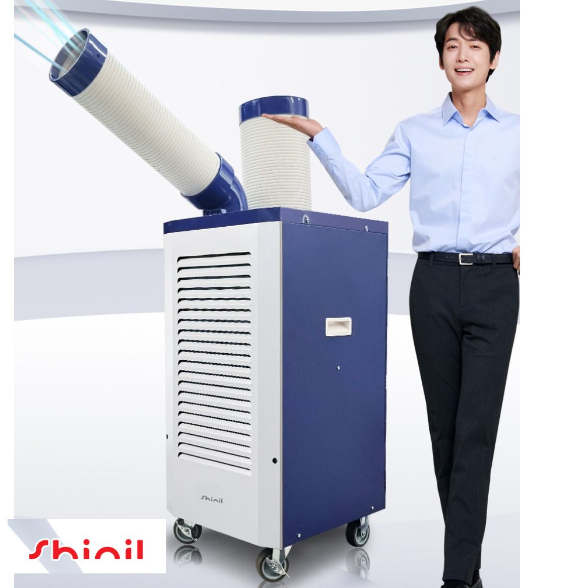 신일 작업장 냉풍기 1구 이동식 냉방기 에어컨 대용 주방 냉풍기 - 상품 이미지