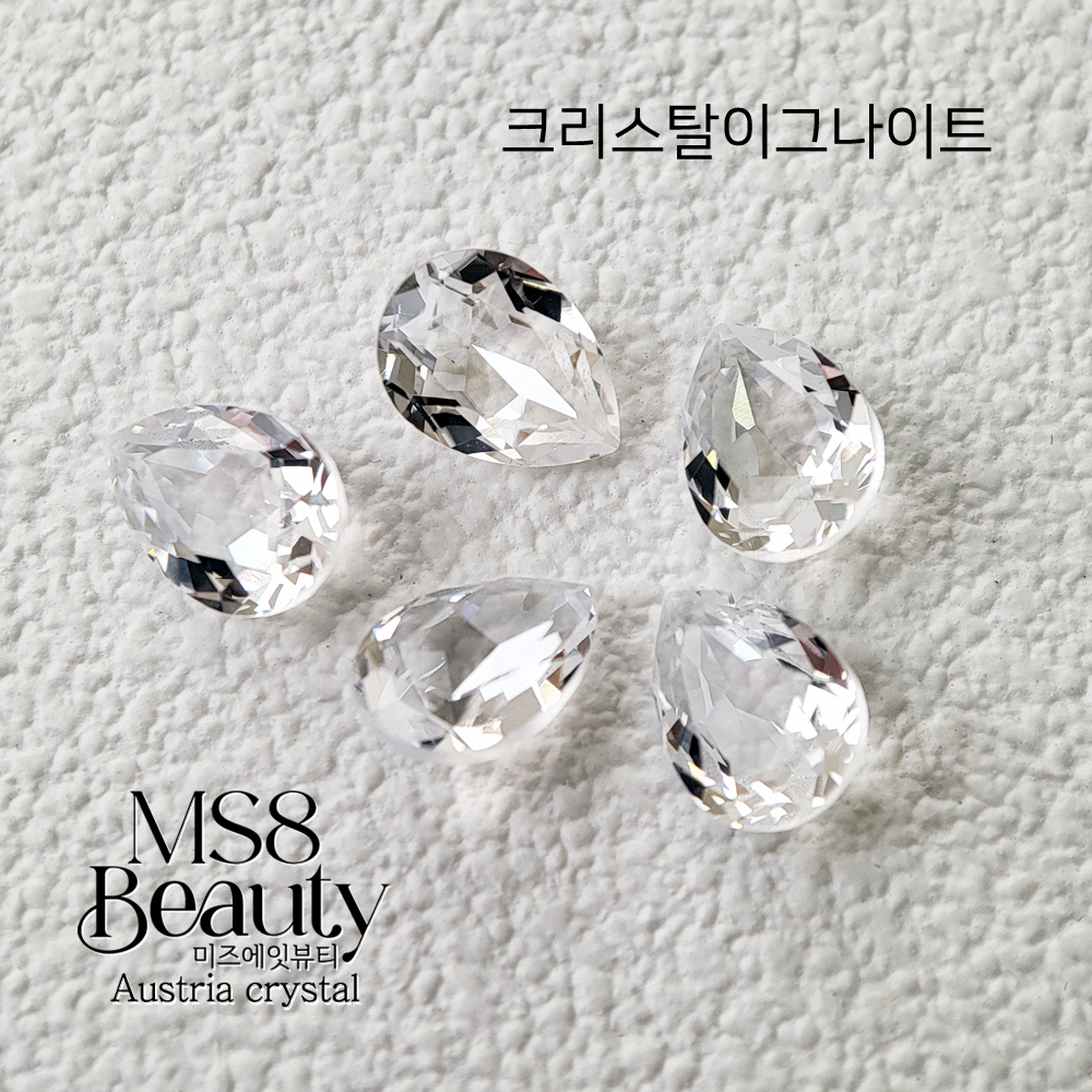 스와로브스키 스톤 4320 물방울 브이컷 14mm 페어 1개 오스트리아 크리스탈 이미지 7