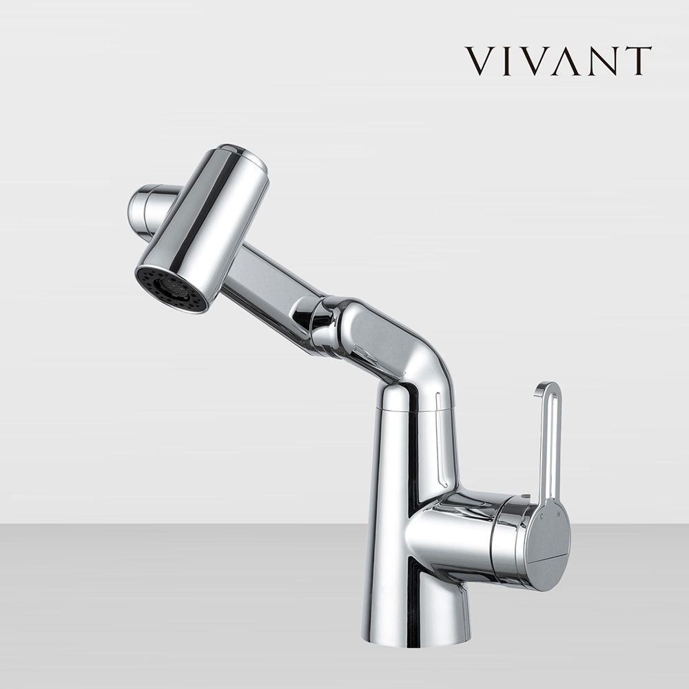 비반트 세면주방수전 VIVANT F1 CR크롬 MS Folderble 높이각도조절 360도