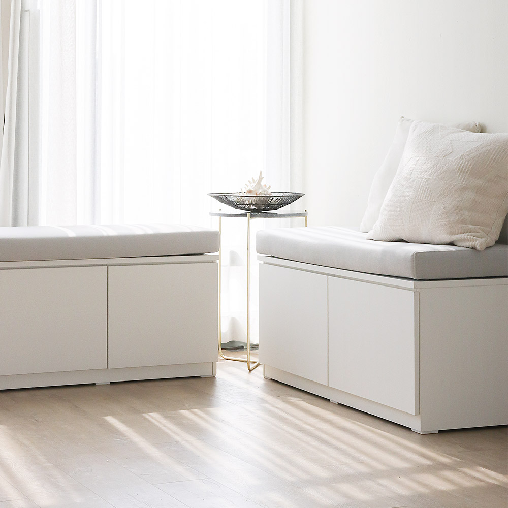 어반 800폭 수납 벤치 소파 의자 윈도우시트