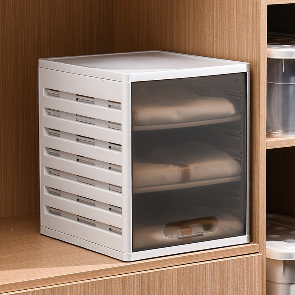 칸조절 옷정리함 옷정리트레이 옷장 티셔츠 니트 정리함 리빙박스 3칸