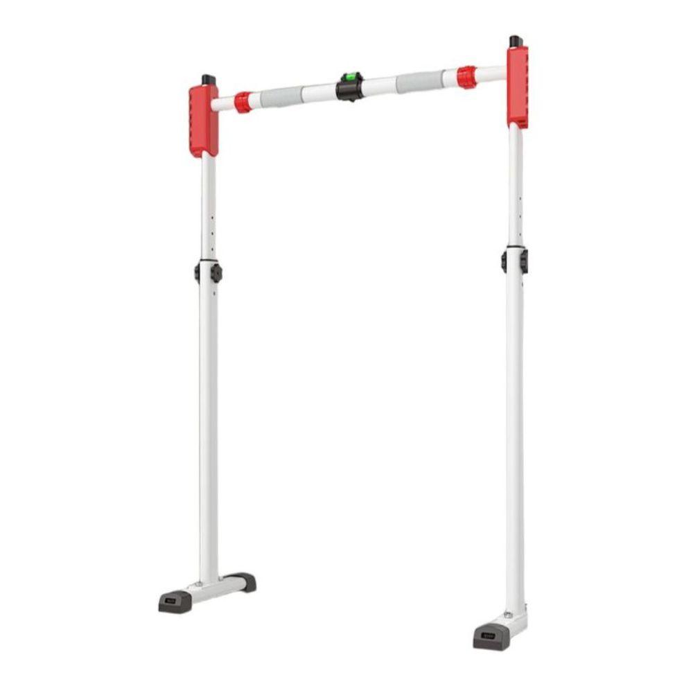 문틀 철봉 가정용 문 통로 풀업바 복도 턱걸이 B형 화이트 (96-125cm) - 상세 이미지 2