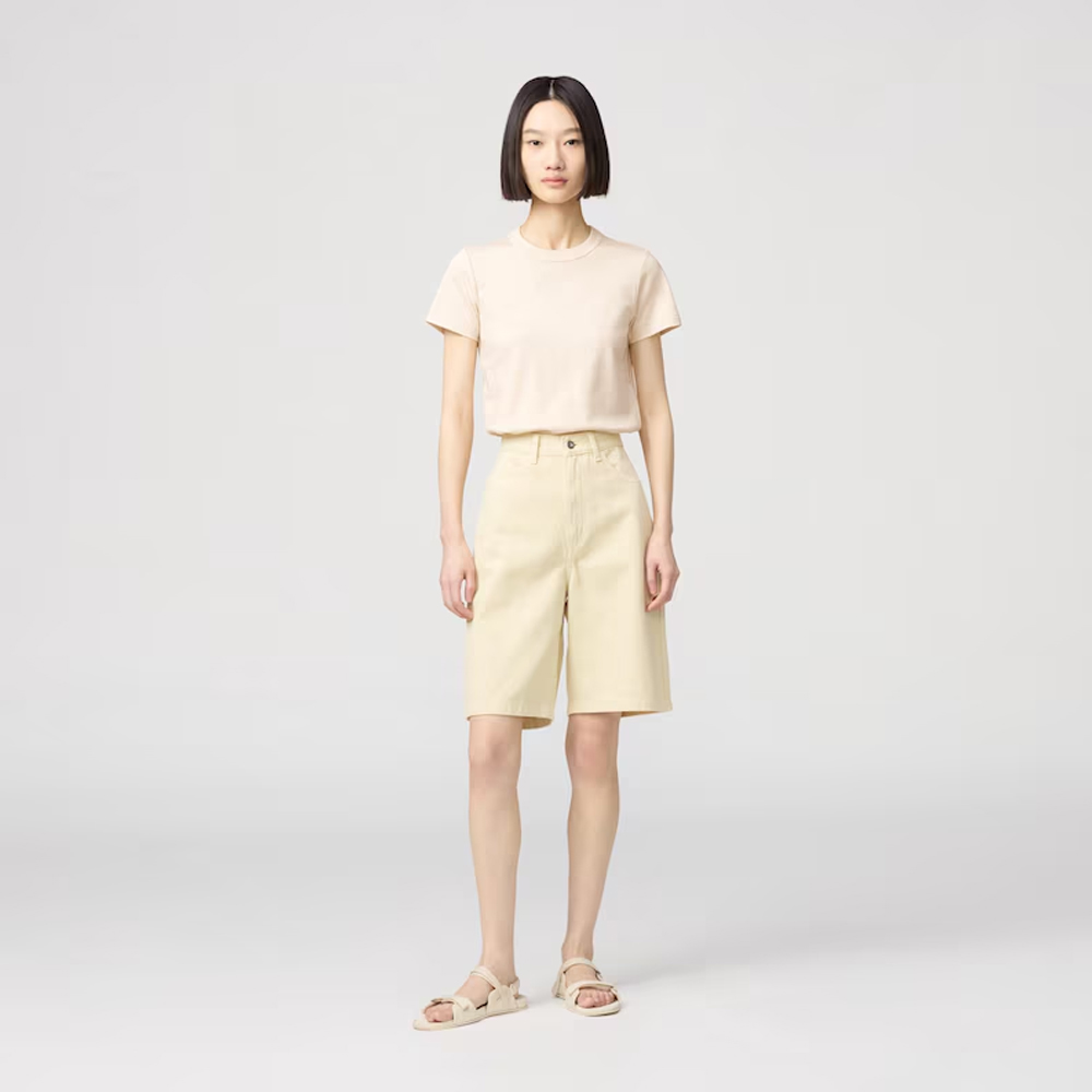 유니클로 U 반팔티 크루넥 T 면 티셔츠 474404 - 상세 이미지 2
