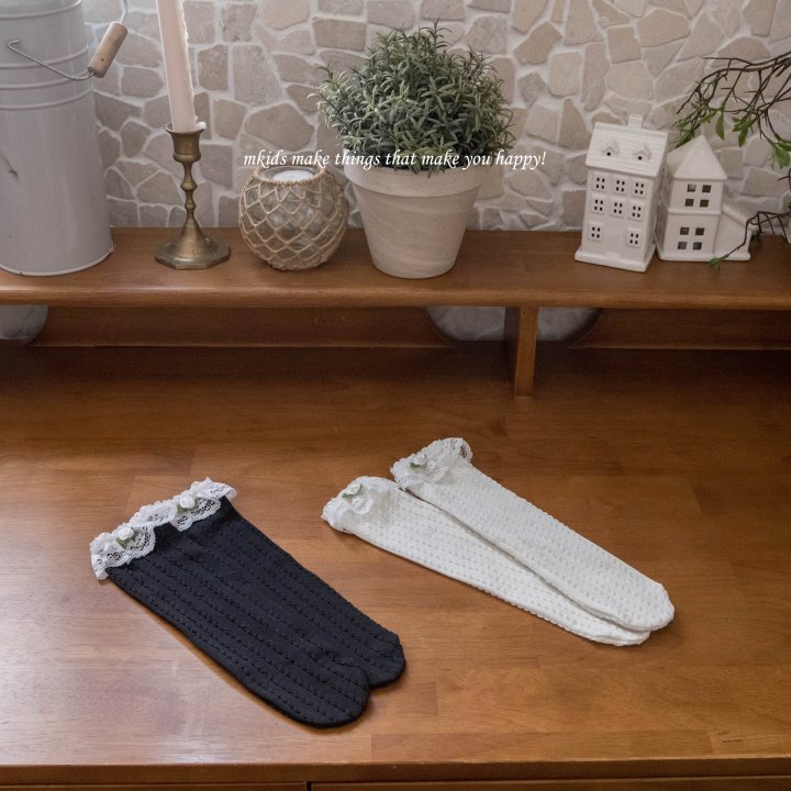 25가을 mk로제레이스양말